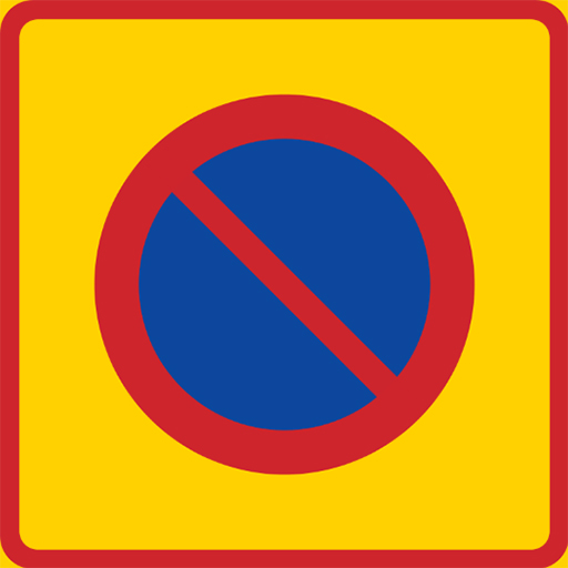 thiết kế đồ họa Biến báo cấm đậu xe tại Thụy Điển