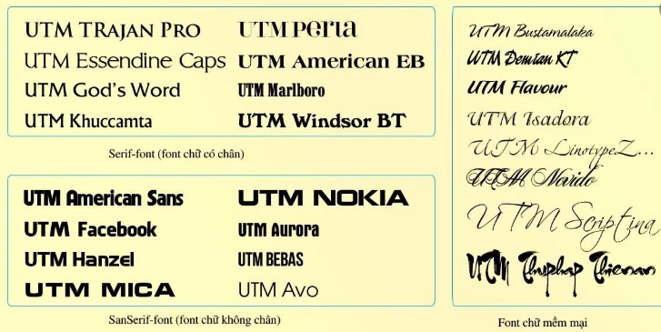Chọn font chữ - kiểu chữ phù hợp khi làm ấn phẩm quảng cáo