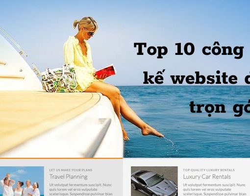 Top 10 công ty thiết kế website du lịch trọn gói