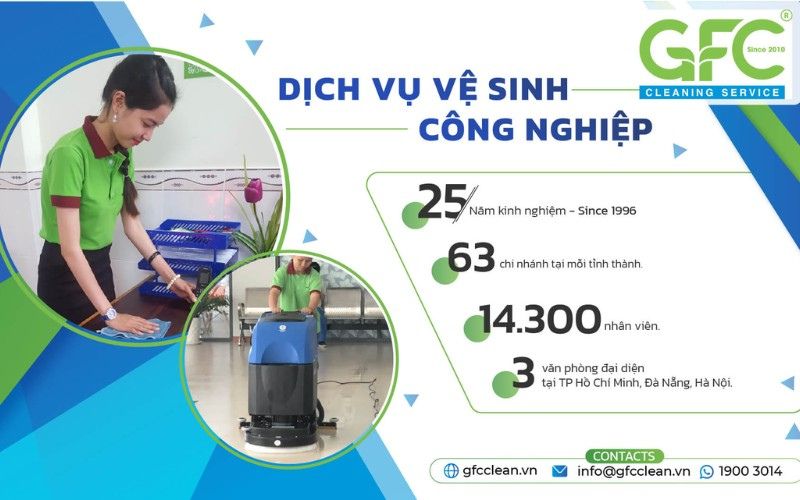 Dịch vụ vệ sinh công nghiệp GFC Clean