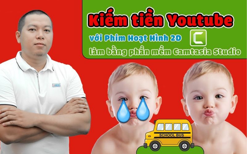 Học làm Youtube kiếm tiền với phim hoạt hình 2D của Luân Phạm