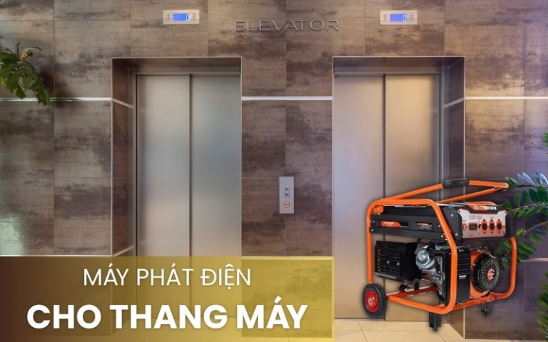 máy phát điện cho thang máy