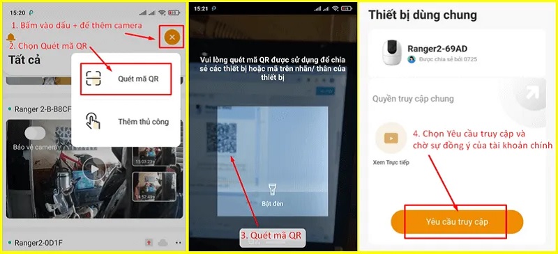 yêu cầu truy cập