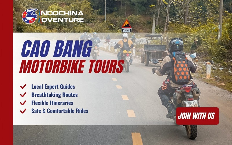 Tour phượt Cao Bằng bằng xe máy tại IAdventureTours